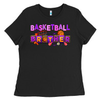 Black basketball brother Ladies Tee - AdoDesignShop