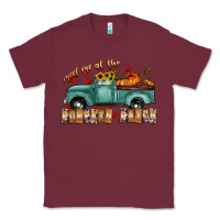 Burgundy meet me af the pumpkin patch Classic Tee - CowhideDigitalArt