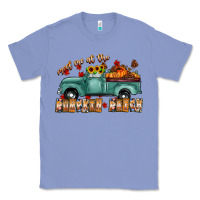Colony Blue meet me af the pumpkin patch Classic Tee - CowhideDigitalArt