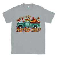 Heather Grey meet me af the pumpkin patch Classic Tee - CowhideDigitalArt