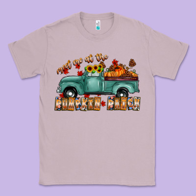Meet Me Af The Pumpkin Patch Classic Tee Designed By Cowhidedigitalart