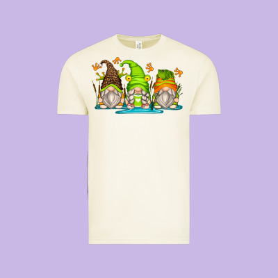 Frog Gnomes Vintage Tee Designed By Zillion Design Studio