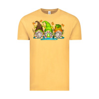Vintage Mustard frog gnomes Vintage Tee - Zillion Design Studio