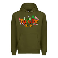 Army Green future nurse juneteenth Premium Hoodie - NancyCooperArtShop