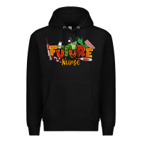 Black future nurse juneteenth Premium Hoodie - NancyCooperArtShop