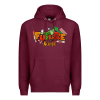 Burgundy future nurse juneteenth Premium Hoodie - NancyCooperArtShop