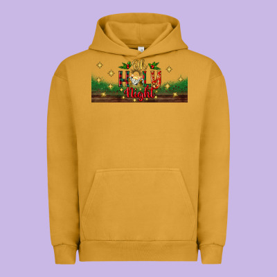Oh Holy Night Urban Hoodie Designed By Bundleandbundleshop