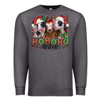 Charcoal Heather ho ho ho heifer christmas heifers Premium Sweatshirt - Jasminsmagicworld