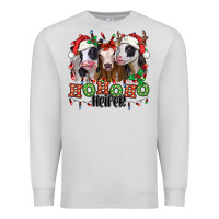 Dove Grey ho ho ho heifer christmas heifers Premium Sweatshirt - Jasminsmagicworld