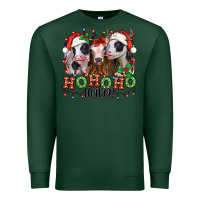 Sports Green ho ho ho heifer christmas heifers Premium Sweatshirt - Jasminsmagicworld