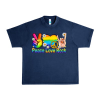 Peace Love Rock Pride Urban Heavy Tee | Teevron