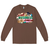 Chestnut small business mama Long Sleeve Tee - Zillion Design Studio