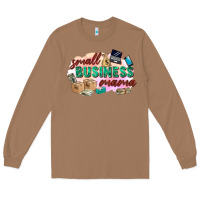 Toasted Coconut small business mama Long Sleeve Tee - Zillion Design Studio