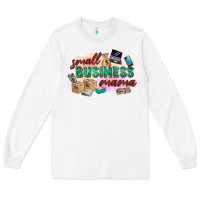 White small business mama Long Sleeve Tee - Zillion Design Studio