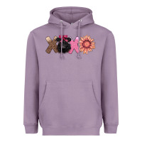 Lavender xoxo belted galloway Heavyweight Hoodie - AdoDesignShop