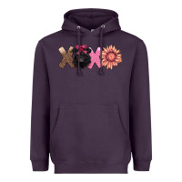 Plum xoxo belted galloway Heavyweight Hoodie - AdoDesignShop