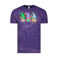 Cloud Purple floral gnomes Vintage Tee - Zillion Design Studio