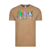Vintage Coffee floral gnomes Vintage Tee - Zillion Design Studio
