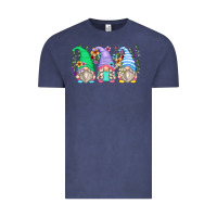 Vintage Denim floral gnomes Vintage Tee - Zillion Design Studio
