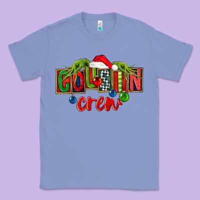 Cousin Crew Christmas Classic Tee Designed By Fadigitalartstudio