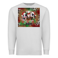 Dove Grey ho ho ho heifer Christmas heifers Premium Sweatshirt - Jasminsmagicworld