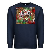 Navy ho ho ho heifer Christmas heifers Premium Sweatshirt - Jasminsmagicworld