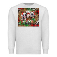 Oatmeal Heather ho ho ho heifer Christmas heifers Premium Sweatshirt - Jasminsmagicworld