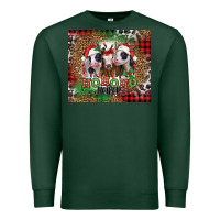 Sports Green ho ho ho heifer Christmas heifers Premium Sweatshirt - Jasminsmagicworld