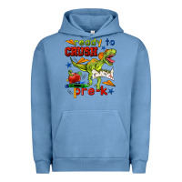 Pigment Pebble Blue ready to crush pre k Urban Hoodie - BundleAndBundleShop