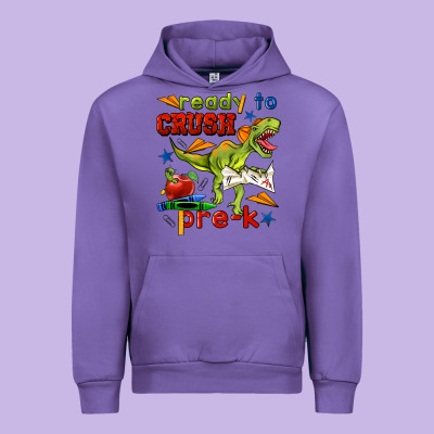 Ready To Crush Pre K Urban Hoodie Designed By Bundleandbundleshop
