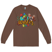 Chestnut social worker Long Sleeve Tee - Zillion Design Studio