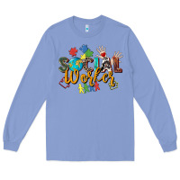 Colony Blue social worker Long Sleeve Tee - Zillion Design Studio