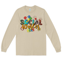 Mushroom social worker Long Sleeve Tee - Zillion Design Studio