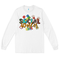 White social worker Long Sleeve Tee - Zillion Design Studio