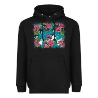 Black v.drose glitter cowhide Heavyweight Hoodie - AdoDesignShop