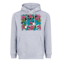 Heather Grey v.drose glitter cowhide Heavyweight Hoodie - AdoDesignShop