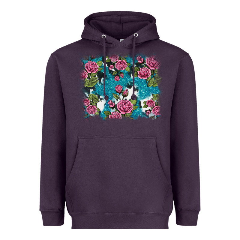 V.drose Glitter Cowhide Heavyweight Hoodie by AdoDesignShop | Teevron