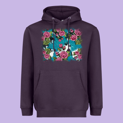 V.drose Glitter Cowhide Heavyweight Hoodie Designed By Adodesignshop