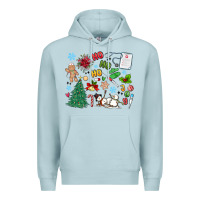 Blue Mist nurse christmas Premium Hoodie - MaliasSmallBusiness