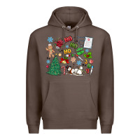 Coffee nurse christmas Premium Hoodie - MaliasSmallBusiness