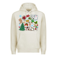 Oatmeal Heather nurse christmas Premium Hoodie - MaliasSmallBusiness