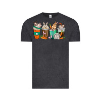 Vintage Black rabbit coffee cups Vintage Tee - texasbilliewilder