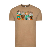 Vintage Coffee rabbit coffee cups Vintage Tee - texasbilliewilder