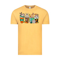 Vintage Mustard rabbit coffee cups Vintage Tee - texasbilliewilder