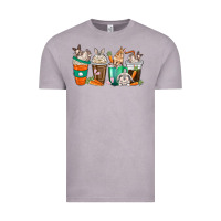 Vintage Zinc rabbit coffee cups Vintage Tee - texasbilliewilder