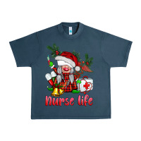 Christmas Nurse Life Gnome Urban Heavy Tee | Teevron