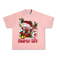 Salmon christmas nurse life gnome Urban Heavy Tee - BarkalooDesign
