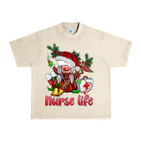 Sandshell christmas nurse life gnome Urban Heavy Tee - BarkalooDesign