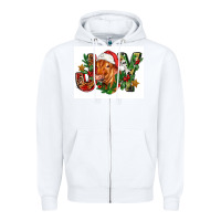 White christmas heifer joy Zipper Hoodie - FaDigitalArtStudio