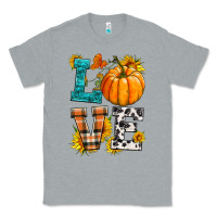 Heather Grey love pumpkin Classic Tee - HRA Design Shop